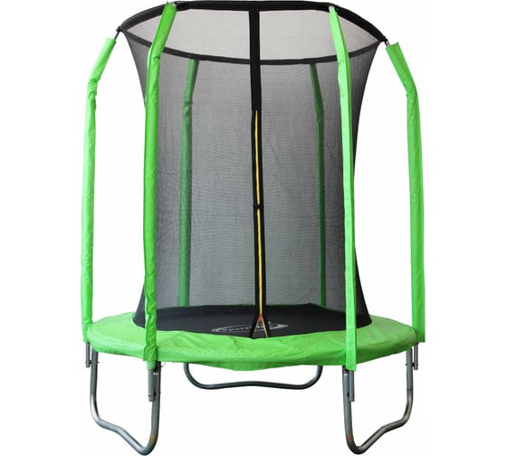 Батут с защитной сеткой внутрь SportElite 6FT 1.83 м, фиберглас, салатовый GB30201-6FT