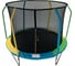 Батут с защитной сеткой внутрь SportElite 8FT FLY 2.44 м, фиберглас FR-60-8FT 1