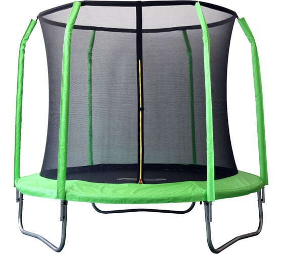 Батут с защитной сеткой внутрь SportElite 8FT 2.44 м, фиберглас, салатовый GB30201-8FT