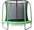Батут с защитной сеткой внутрь SportElite 8FT 2.44 м, фиберглас, салатовый GB30201-8FT 1