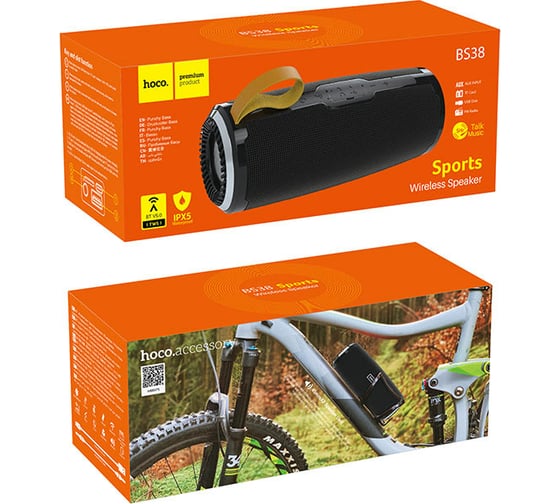 Портативная колонка Hoco BS38 черный 6931474729439