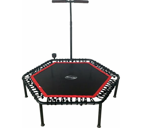 Фитнес-батут с ручкой и компьютером SportElite 135 см FB-1361
