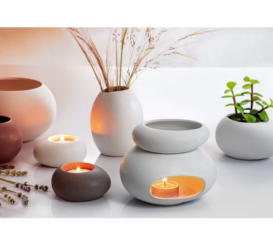 Аромалампа Tescoma FANCY HOME Stones белая 906832,11