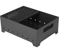 Мангал Везувий Турист №2 с чугунной решеткой СТЕЙК МВ16023