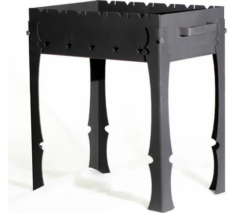 Мангал Петромаш сталь 3 мм, 45x30x55 см, съемные ножки 50 см 59941