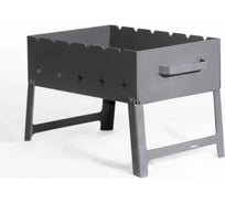 Мангал Петромаш сталь 3 мм, 40x28x31 см, откидные ножки 60708