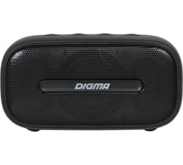 Портативная колонка DIGMA SP1110T S-19 черная, 5W, 1.0, BT/3.5Jack, 10м, 1200mAh 1473837