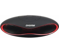 Портативная колонка DIGMA S-10 SP103B черный, 3W, 1.0 BT 497476
