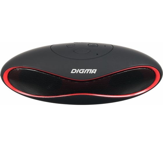 Портативная колонка DIGMA S-10 SP103B черный, 3W, 1.0 BT 497476