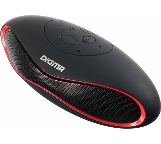 Портативная колонка DIGMA S-10 SP103B черный, 3W, 1.0 BT 497476