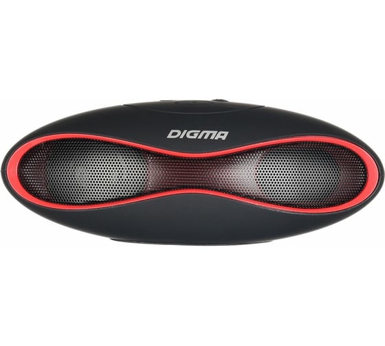 Портативная колонка DIGMA S-10 SP103B черный, 3W, 1.0 BT 497476