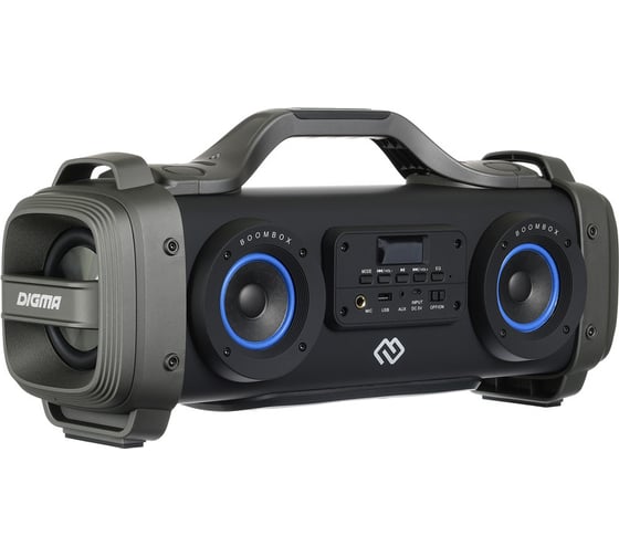 Портативная колонка DIGMA S-38 SP3860B черный, 60W, 1.0, BT/3.5Jack/USB, 4400mAh 1133692
