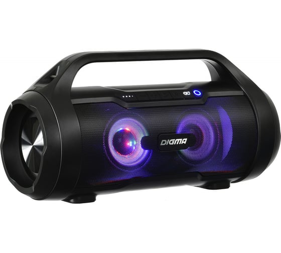 Портативная колонка DIGMA S-34 SP3425B черный, 25W, 1.0, BT/USB, 3000mAh 1155038