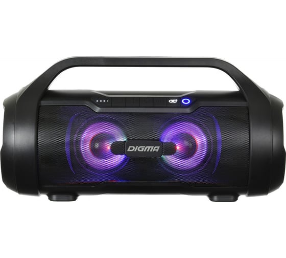 Портативная колонка DIGMA S-34 SP3425B черный, 25W, 1.0, BT/USB, 3000mAh 1155038