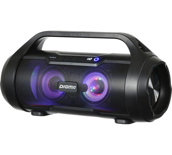 Портативная колонка DIGMA S-34 SP3425B черный, 25W, 1.0, BT/USB, 3000mAh 1155038