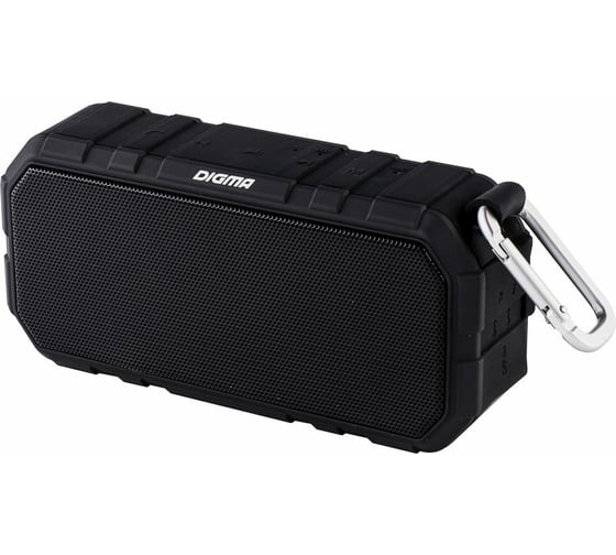 Портативная колонка DIGMA S-40 SP4010B черный, 10W, 1.0, BT, 2000mAh 494152