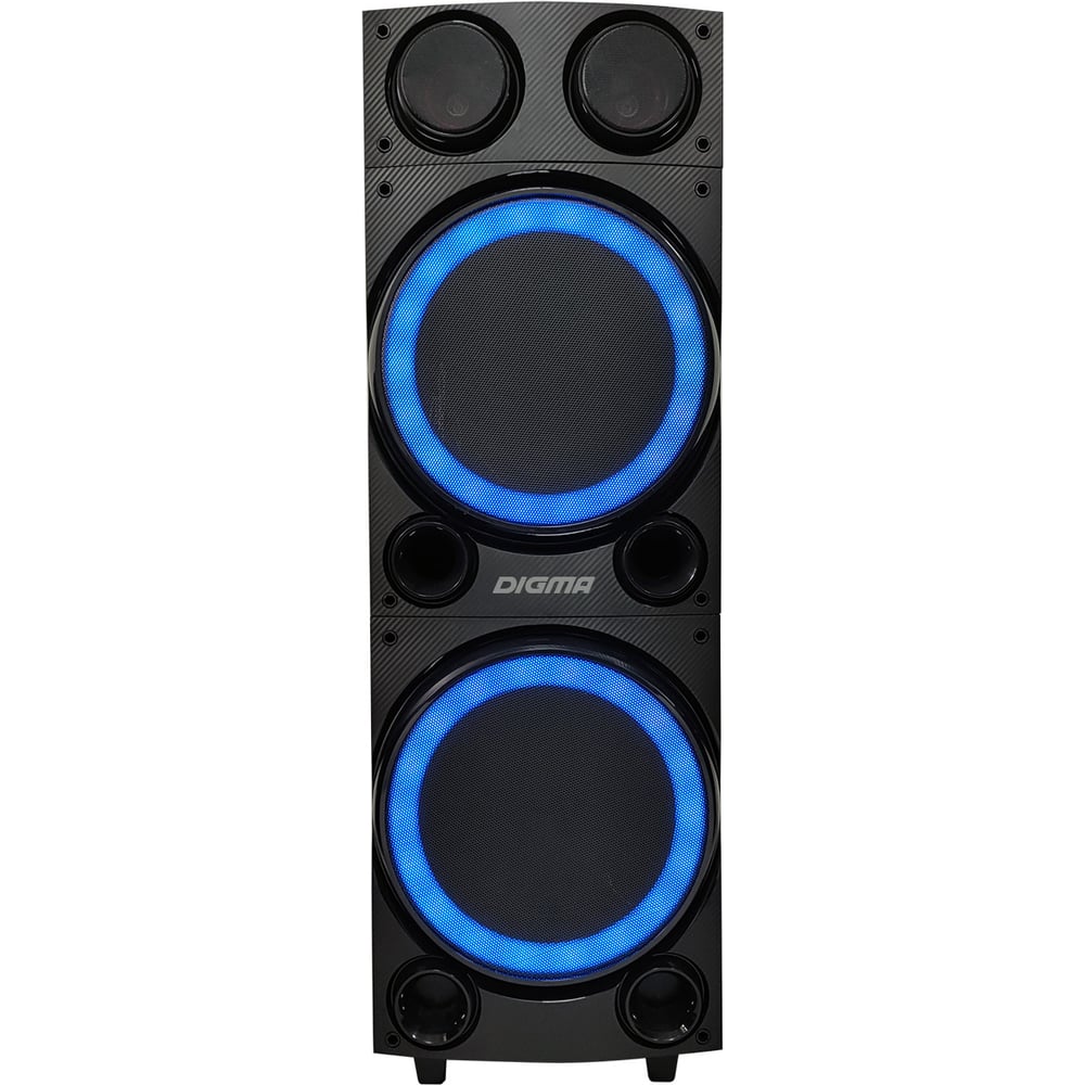 Минисистема DIGMA MS-14 черный, 600Вт/FM/USB/BT/micro, SD 1473882 ...