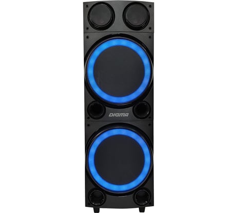 Минисистема DIGMA MS-14 черный, 600Вт/FM/USB/BT/micro, SD 1473882