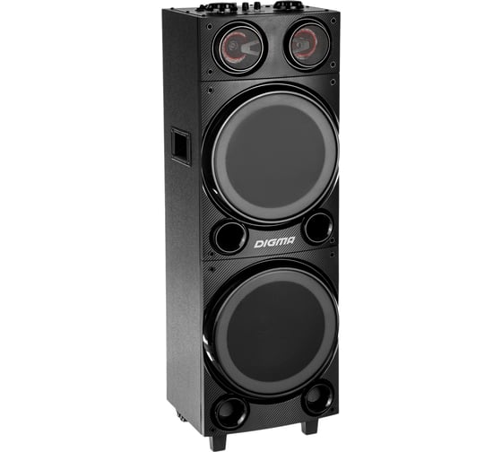 Минисистема DIGMA MS-14 черный, 600Вт/FM/USB/BT/micro, SD 1473882