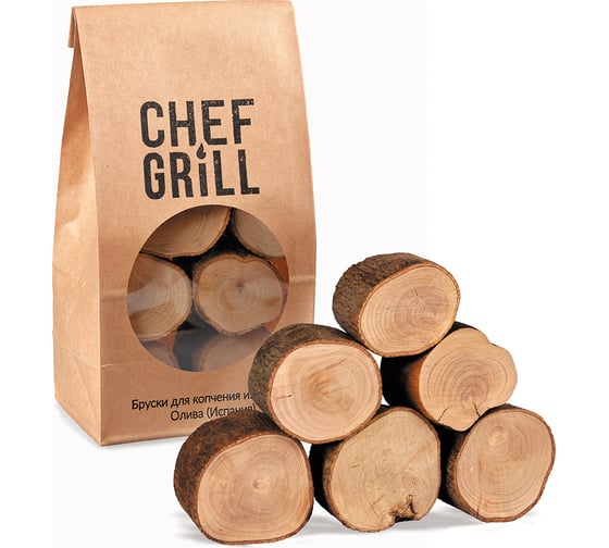 Бруски для копчения CHEF-GRILL ОЛИВА ЭДБКО