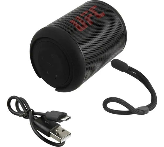 Беспроводная bluetooth-колонка Red Line UFC BS-08, черная УТ000018581