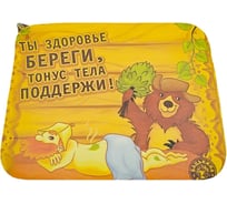 Коврик для бани Бацькина Баня печать Здоровье береги 40x50 см 10468