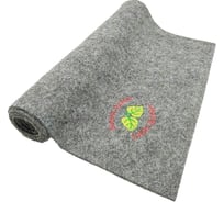 Подстилка ковёр Бацькина Баня Скрутка для бани с вышивкой в ассортименте, серый, 145x50 см 11104