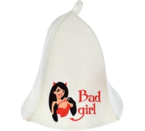 Шапка для бани и сауны Hot Pot Bad girl войлок 41158