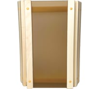 Абажур со стеклом Бацькина Баня Relaxing light бронза, 40x30x10 см 30777