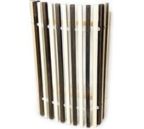 Прямой угловой абажур Бацькина Баня Zebra thin rail 35x21.5x14.5 см 30774