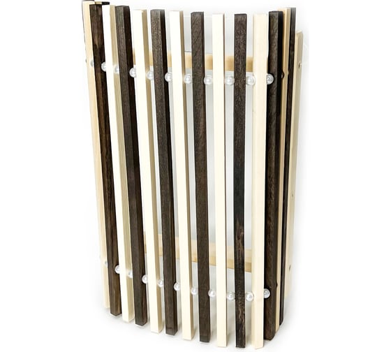 Прямой угловой абажур Бацькина Баня Zebra thin rail 35x21.5x14.5 см 30774