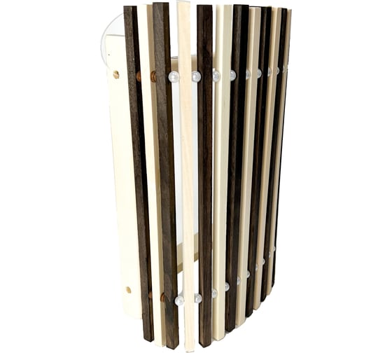 Прямой угловой абажур Бацькина Баня Zebra thin rail 35x21.5x14.5 см 30774