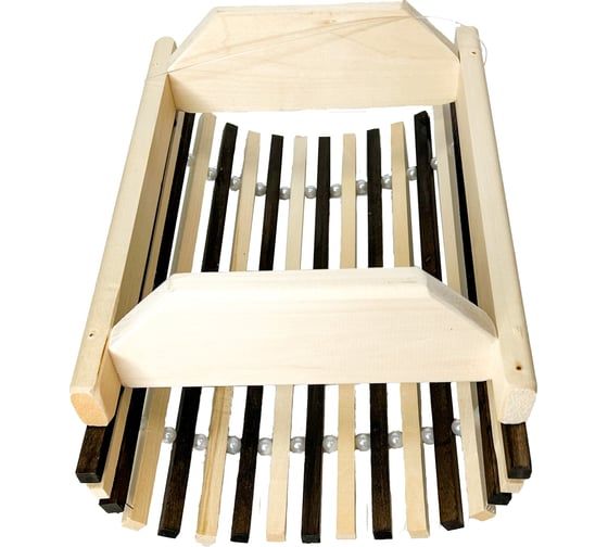 Прямой угловой абажур Бацькина Баня Zebra thin rail 35x21.5x14.5 см 30774