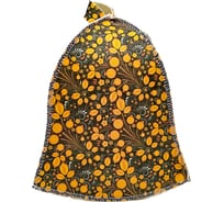 Шапка для бани Бацькина баня печать Узор ягода 10420