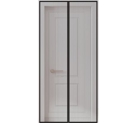 Москитная дверная сетка на магнитах DASWERK 100x210 см, антимоскитная, черная 607985
