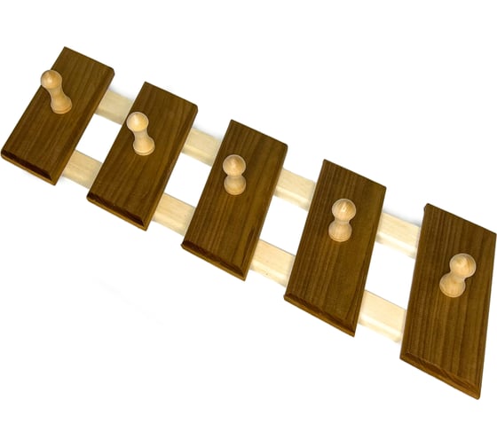 Вешалка Бацькина баня Zebra Incline 5 крючков, термированная 30779