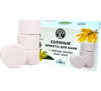 Соляные брикеты для бани с эфирным маслом Иланг-Иланг Бацькина баня 350 г 23008