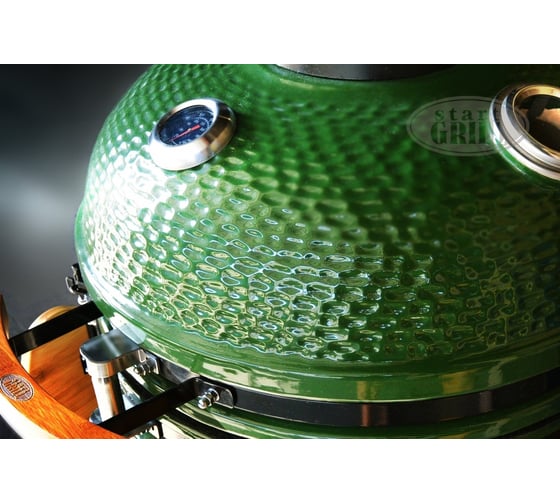 Керамический гриль Start Line Start Grill 22 зеленый, с защитным чехлом SKL22