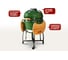 Керамический гриль Start Line Start Grill 22 зеленый, с защитным чехлом SKL22 3