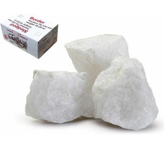 Камни для бани Arizone Кварц колотые, 10 кг 62-101005 1