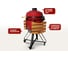 Керамический гриль Start Line Start Grill PRO SE 22 красный SG22 PRO SE r 3