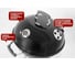 Круглый угольный гриль Start Line TEMPER диаметр 22 дюйма/57 см, 70x58x102 см SG22K 11