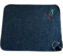 Банный коврик с вышивкой Банные Секреты Баня парит силу дарит серый 3474