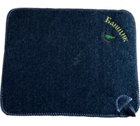 Банный коврик с вышивкой Банные Секреты Банщик серый 3507