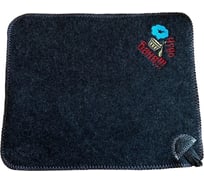 Банный коврик с вышивкой Банные Секреты Чудо баня серый 3476