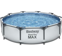 Каркасный бассейн с ф-насосом BestWay Steel Pro Max 305х76 см 56408 030558