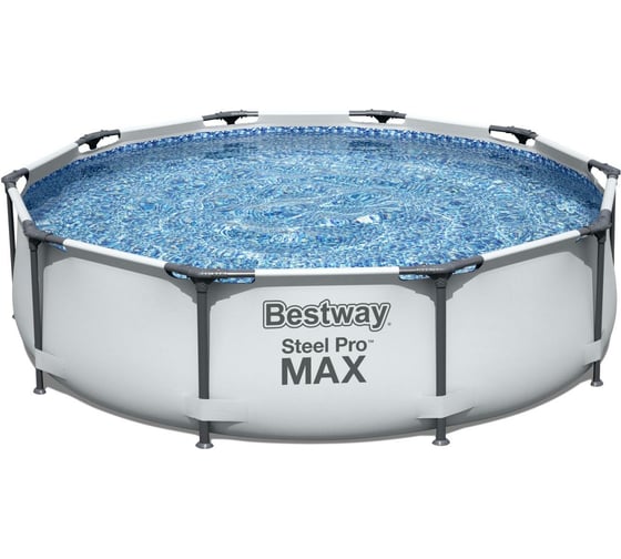 Каркасный бассейн с ф-насосом BestWay Steel Pro Max 305х76 см 56408 030558 1