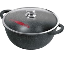 Казан Горница Гранит 10 л, 320/185 мм, литая ручка, с крышкой СП2537