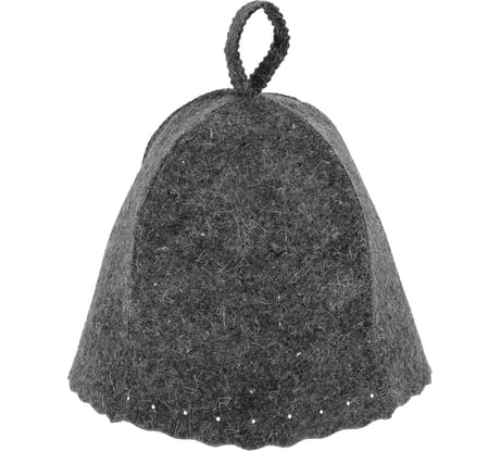 Шапка для бани и сауны Hot Pot Классика серая, войлок 41340