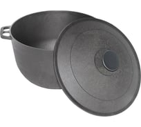 Походный чугунный казан с крышкой TimA 12 л, диам. 320 мм 0712